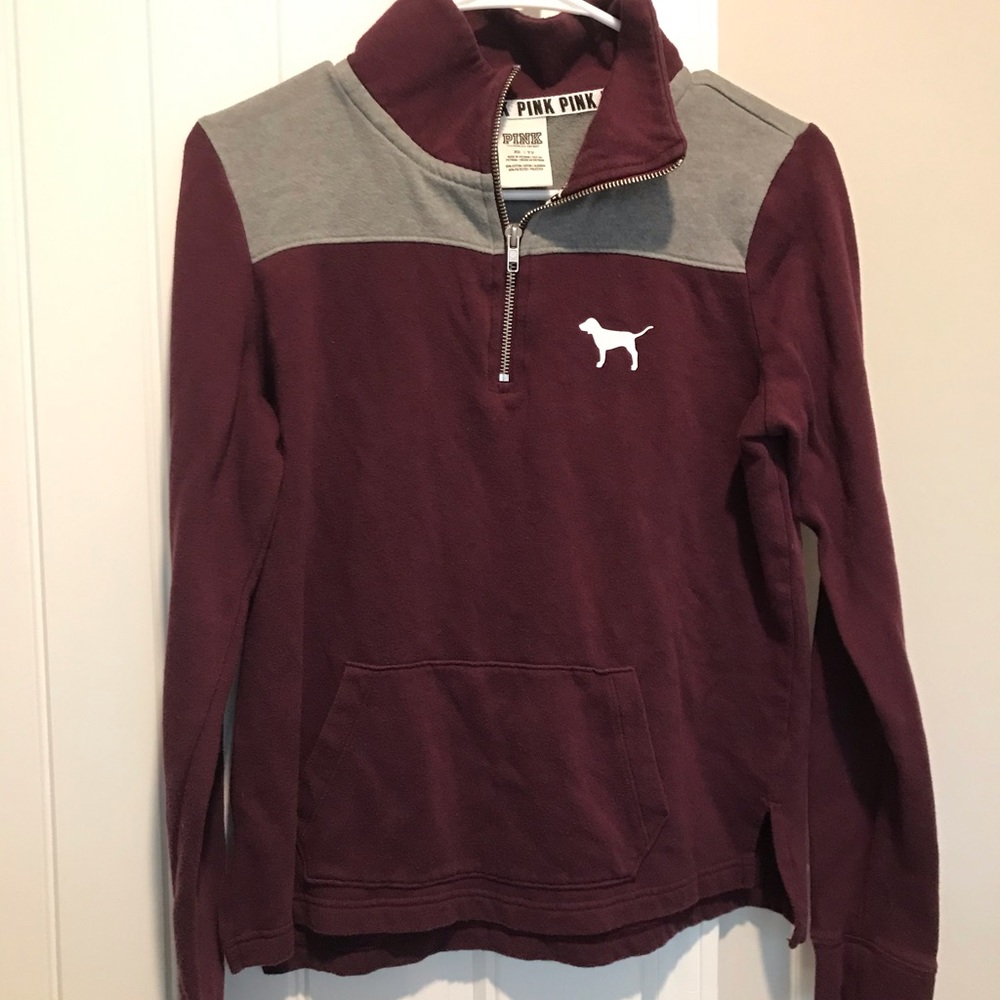 XS PINK Quarter Zip